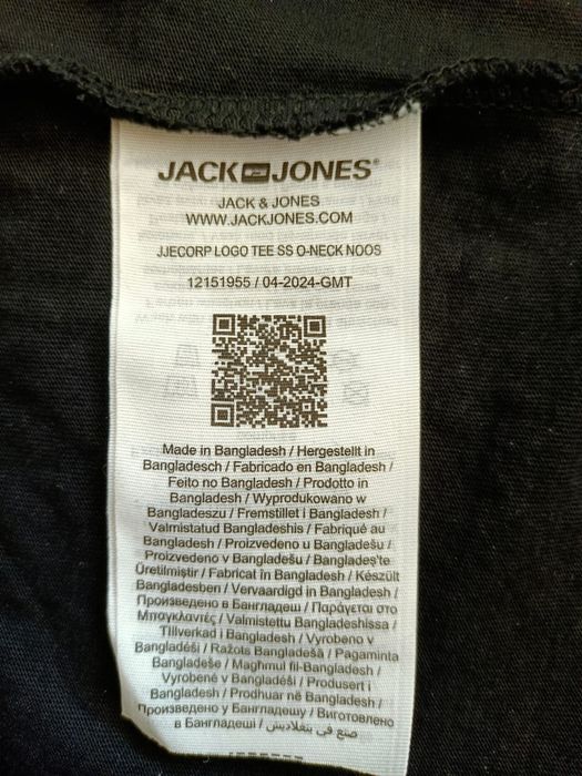 T-shirt męski Jack&Jones,czarny.