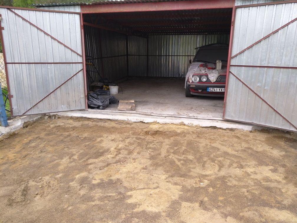 Blaszak garaż komórka na budowę kontener na dwa auta 6x5