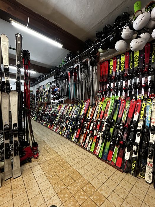 Narty dla dzieci używane, program wymian 70-150cm, Katowice Pokoju 17