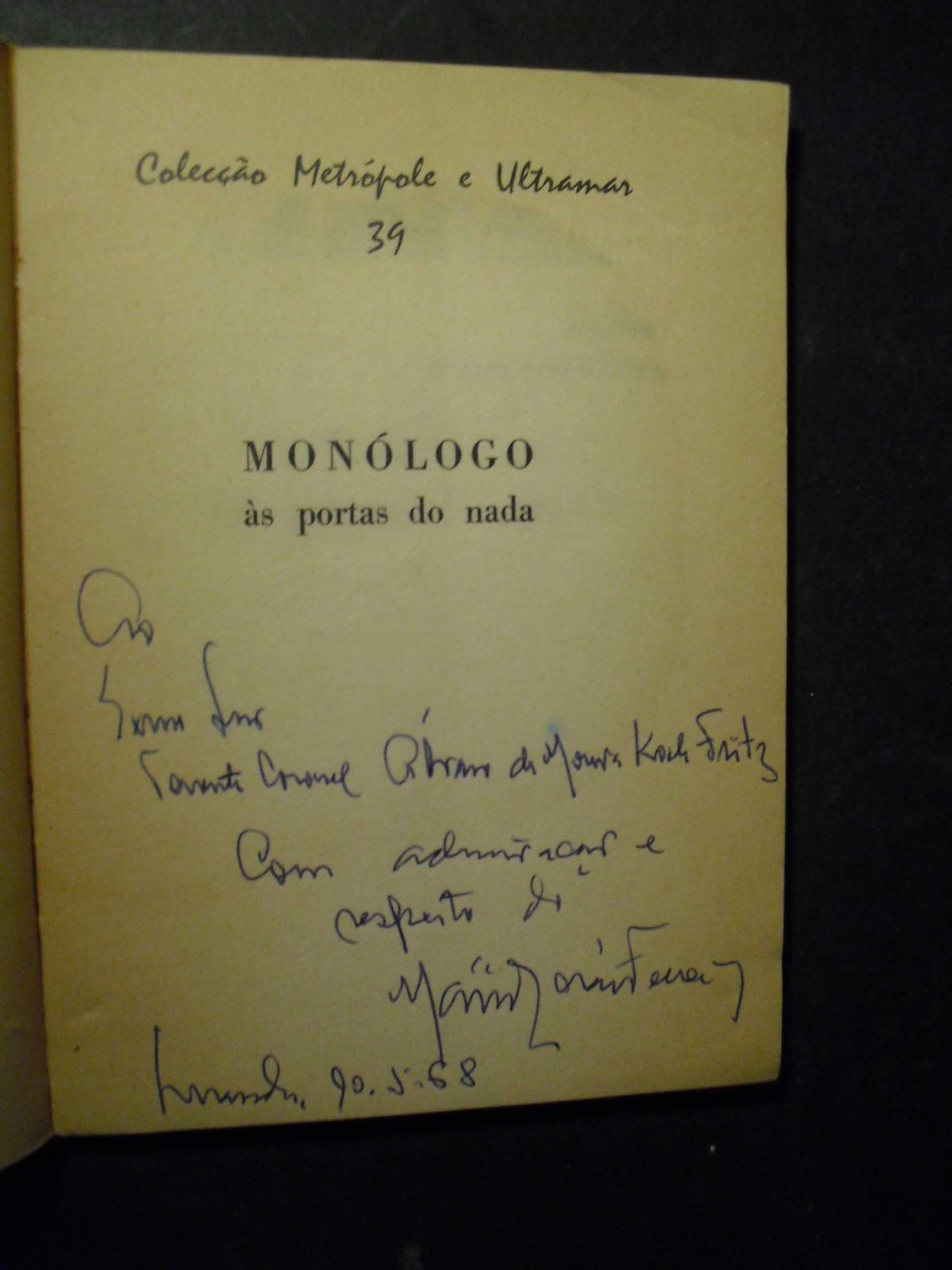 Ferreira (Mário César);Monólogo Ás Portas do Nada