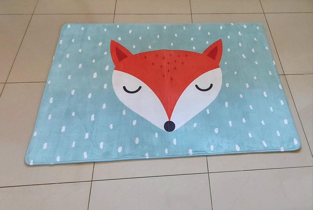 Dywan do pokoju dziecięcego z liskiem 100x150