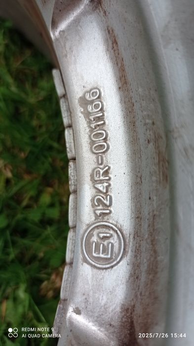 Felga aluminiowa Seat 15" 5x100 5,5J ET40 opony zimowe