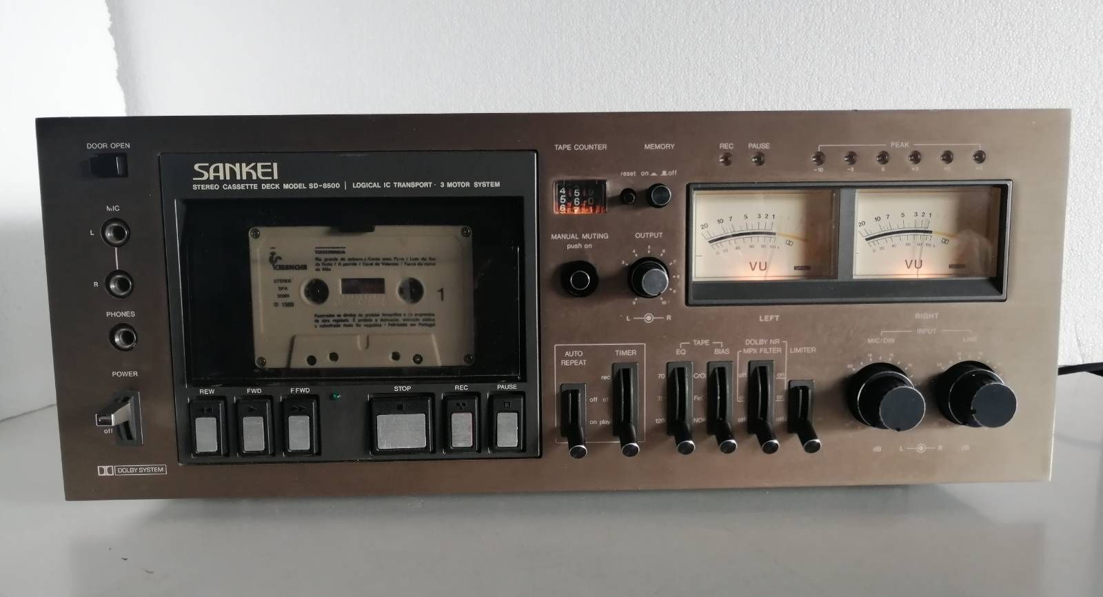 Vintage Sankeil SD 8500  Cassette Deck