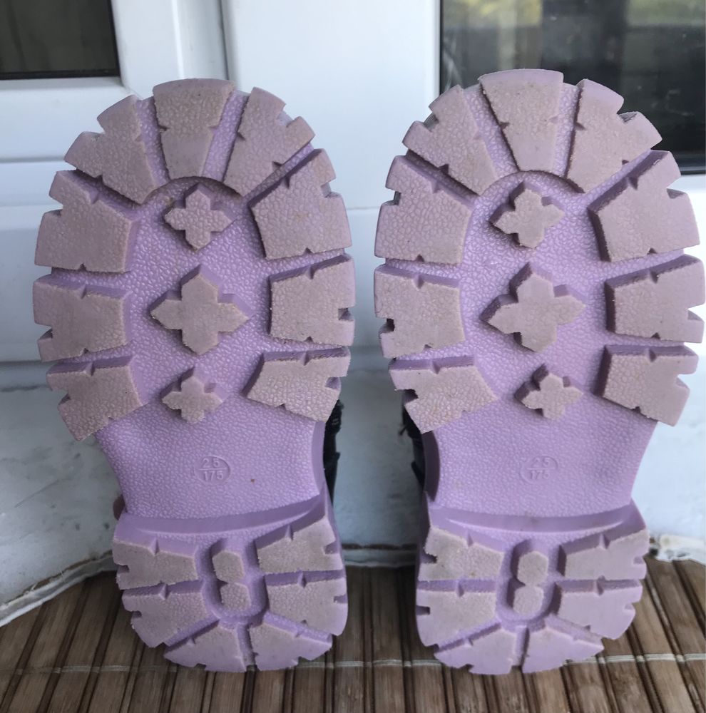 Черевики,ботинки,чоботи,дитячі Apawwa black-purple,25 р