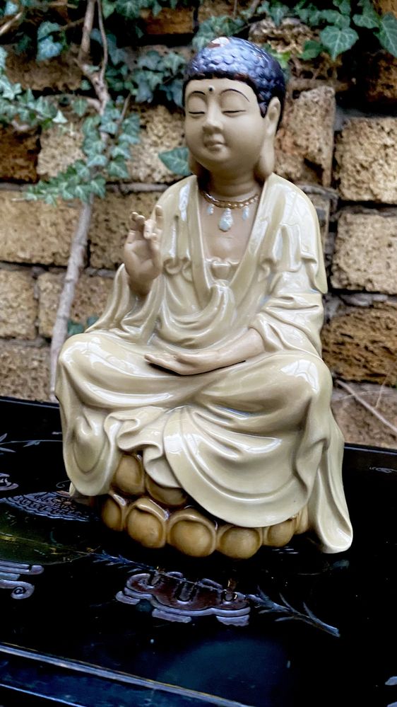 Будда 26 см в идеале, терракот, коллекция статуэток в восточном стиле