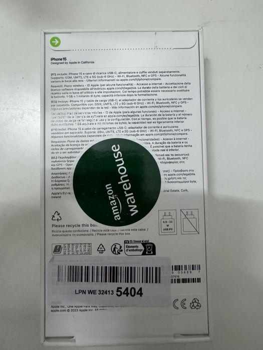 iPhone 15 256gb - Novo e Selado