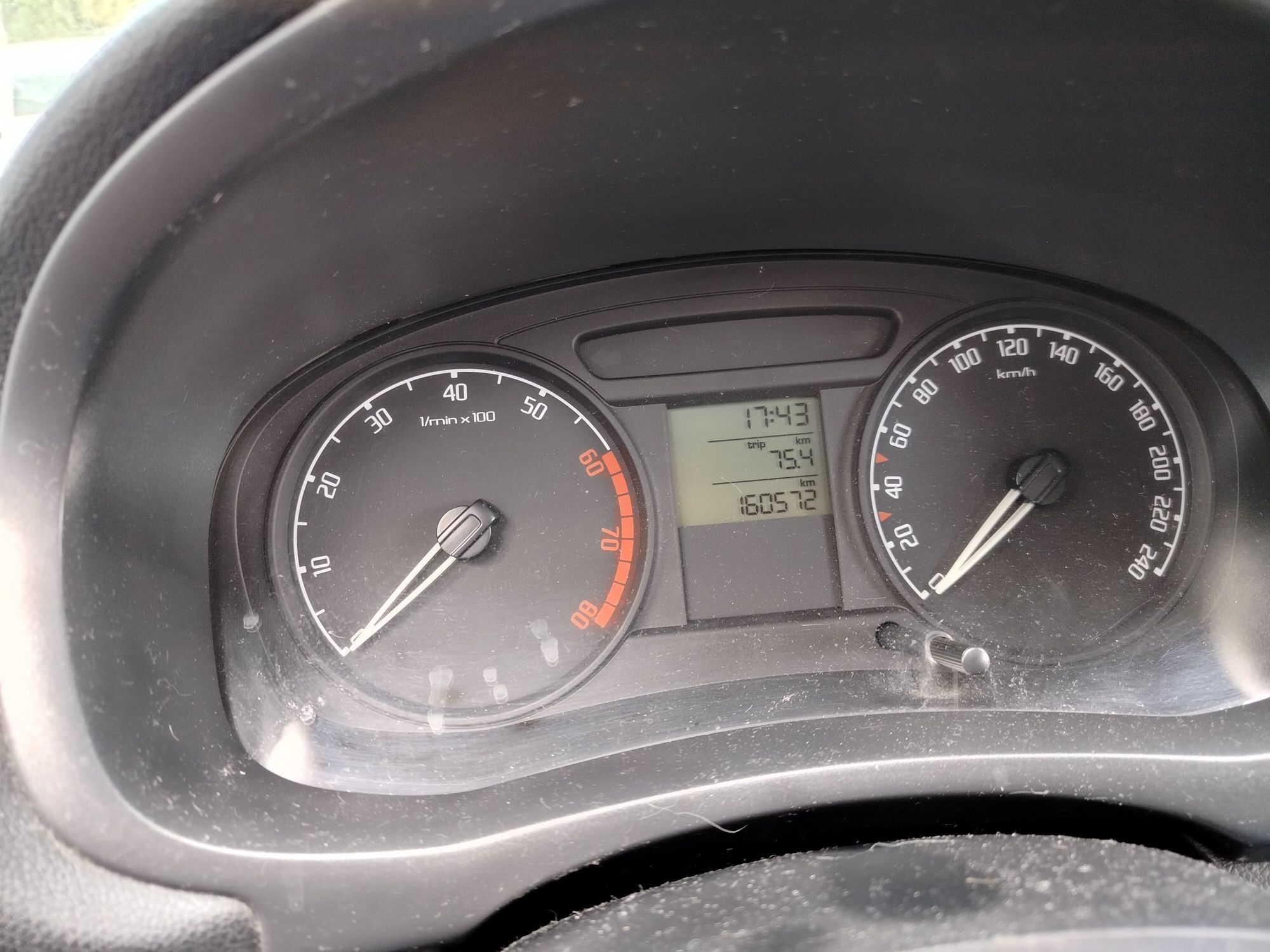 Skoda Fabia uszkodzona