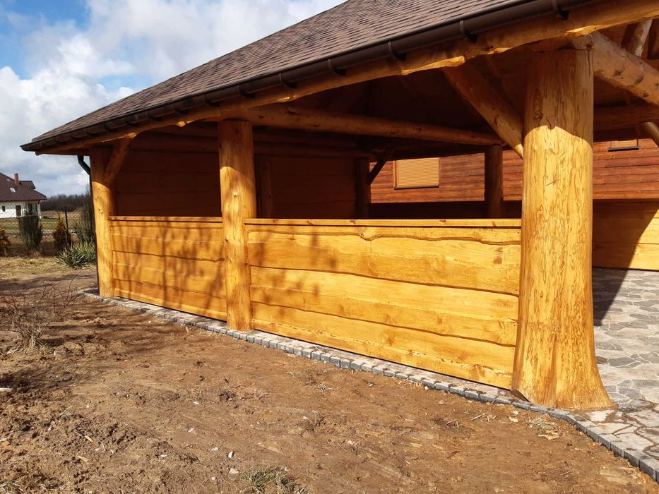 Wiata garażowa altana