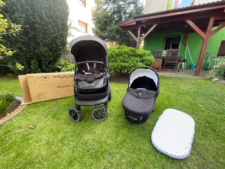 Muuvo quick 2.0 wózek do samolotu spacerówka gondola