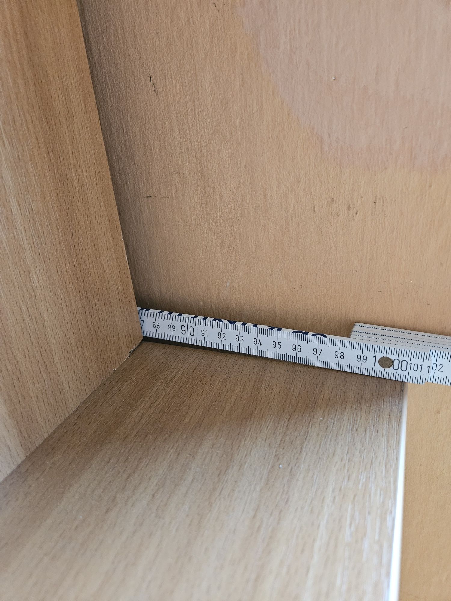 Szafa / witryna narożna z lustrem i podświetleniem 100x100x200