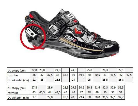 Sidi Shot - buty szosowe rozm.40,5