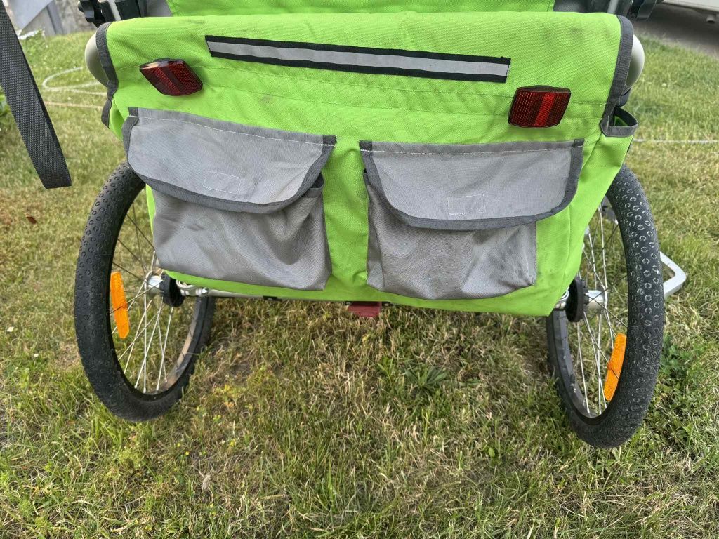 Wózek przyczepka 2osobowa Queridoo speed kid2