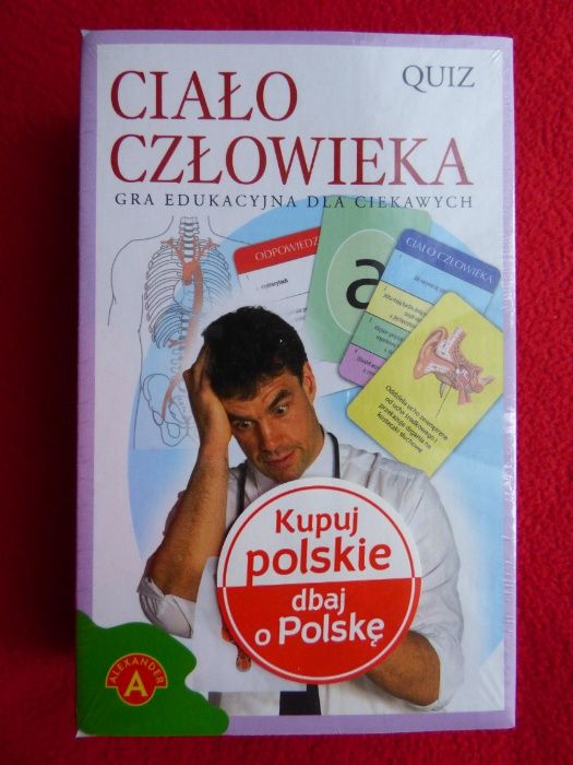 Quiz Ciało człowieka - gra edukacyjna - NOWA