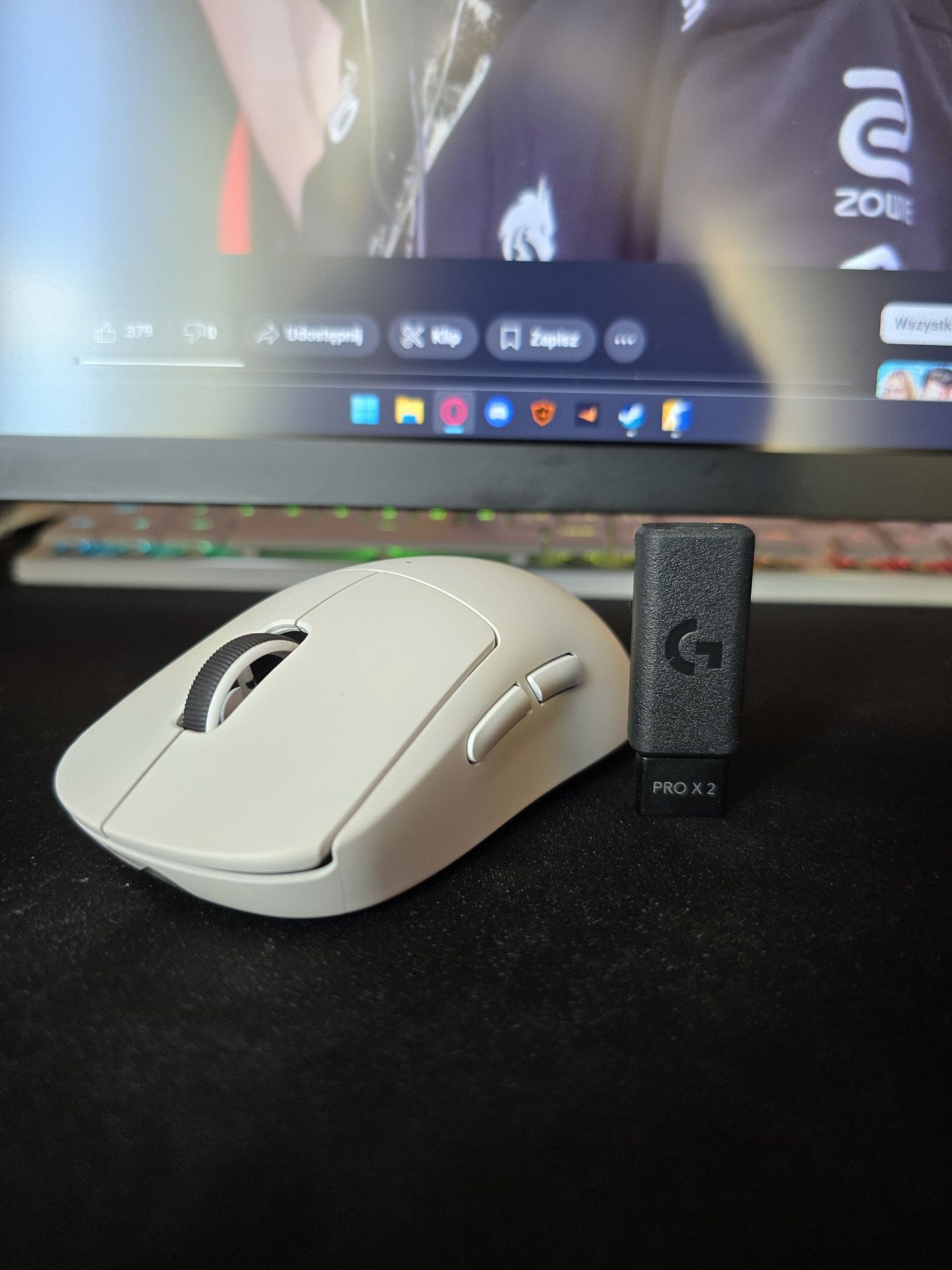 Logitech G Pro X Superlight 2 biała ZAMIANA