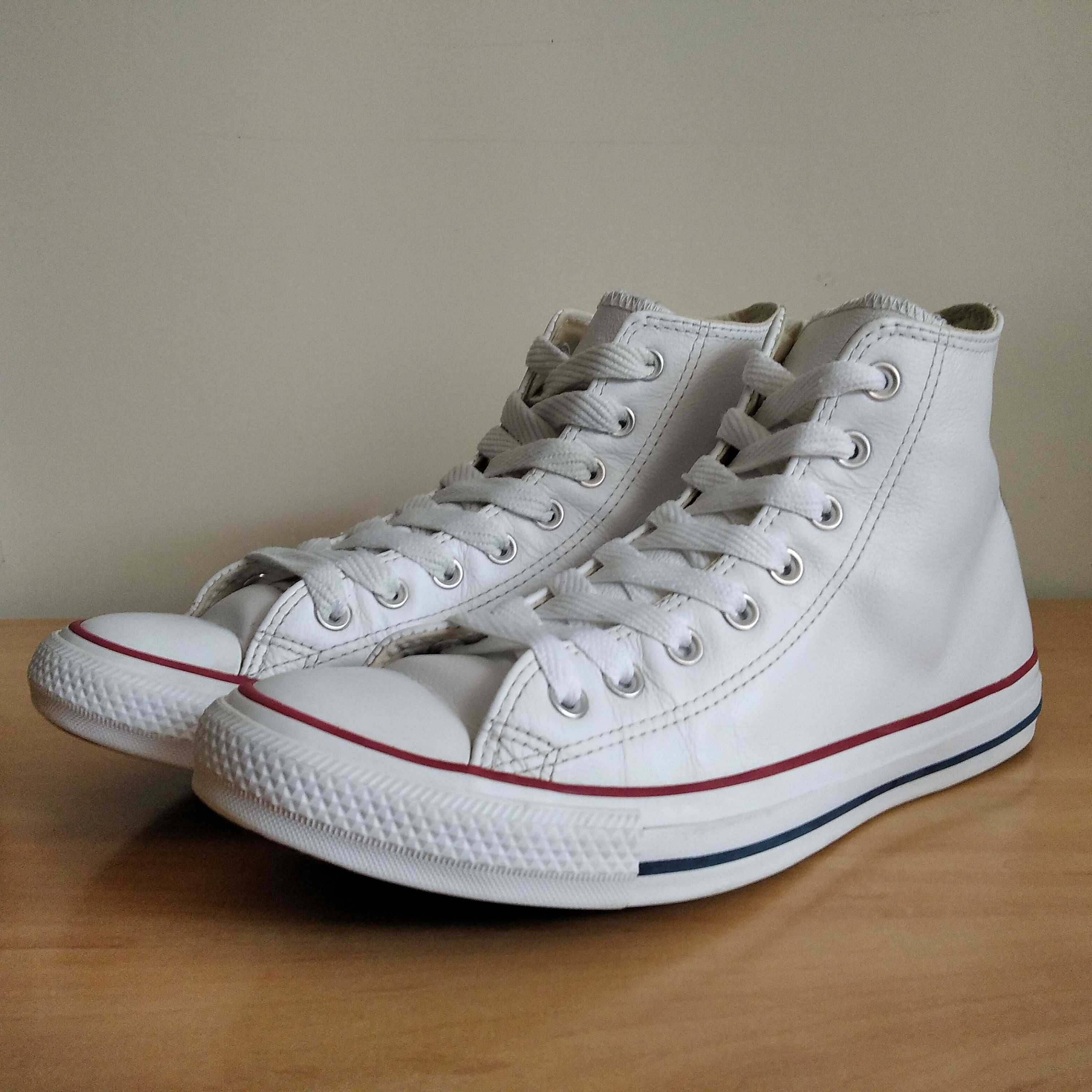 Trampki CONVERSE skóra naturalna roz.eu-42.5
