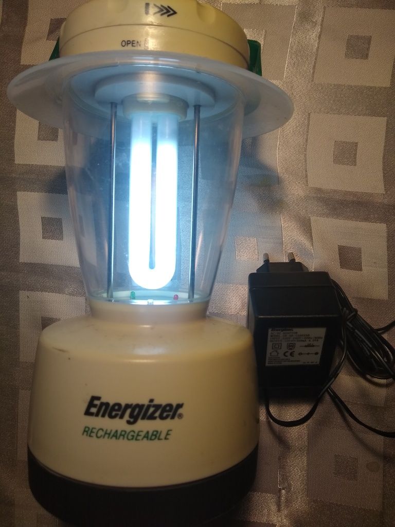 Energizer USA фонарь светильник аккумуляторный лампа 2 типа зарядки