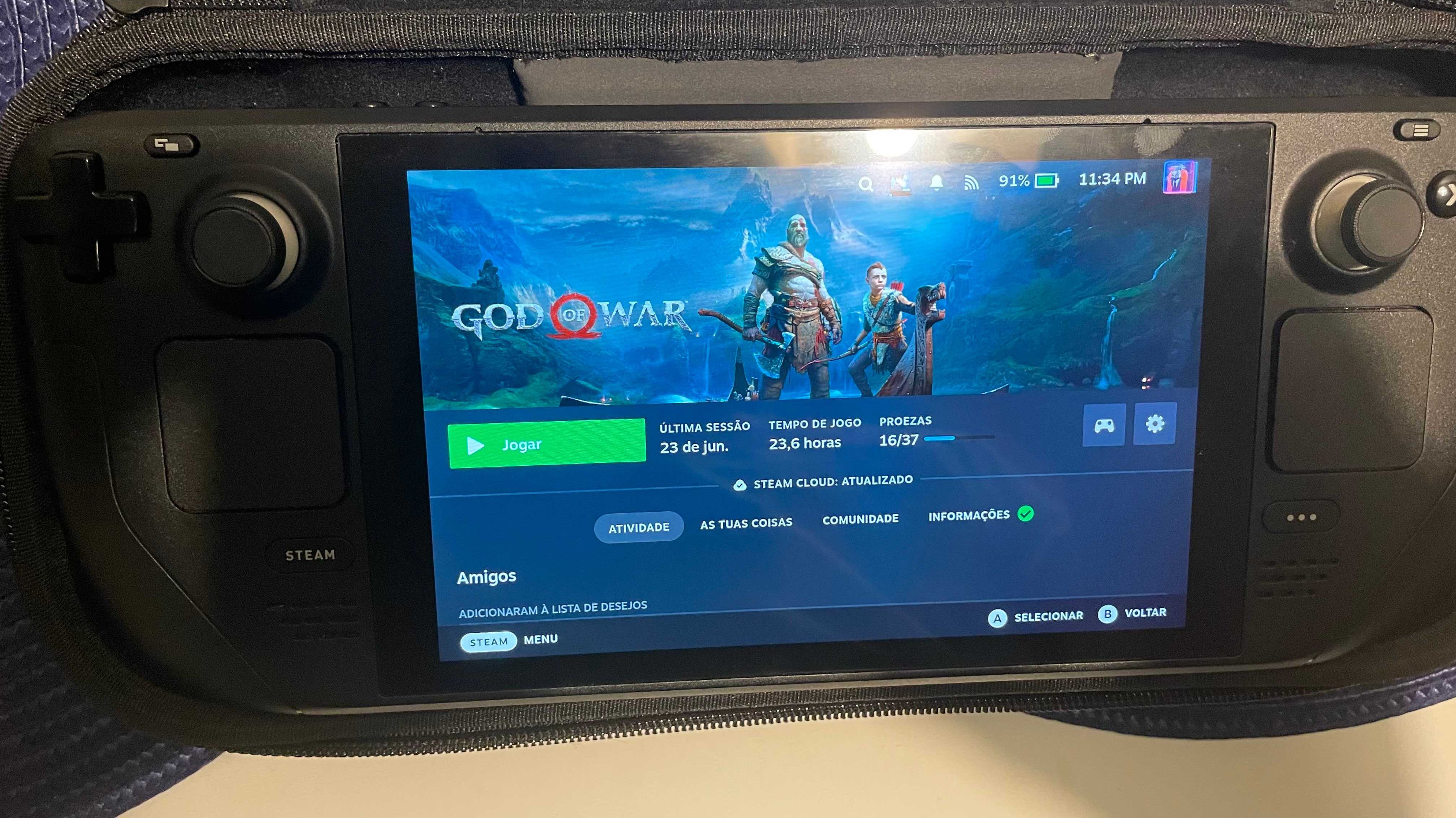 Steam deck 2tb, ecrã lcd matte e dock oficial