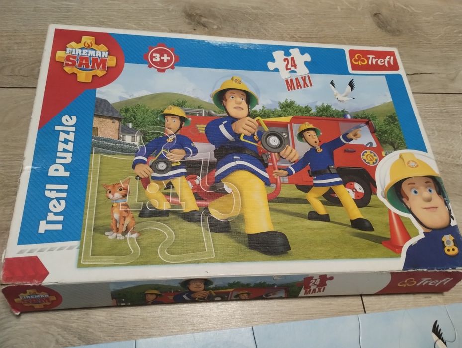 Puzzle Strażak Sam XXL duże 3+