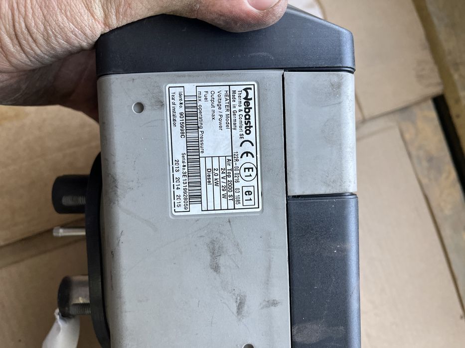 Webasto 24V / 29 W Ogrzewanie postojowe Renault Premium Air Top 2000ST