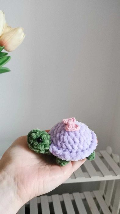 Żółwik na szydełku handmade