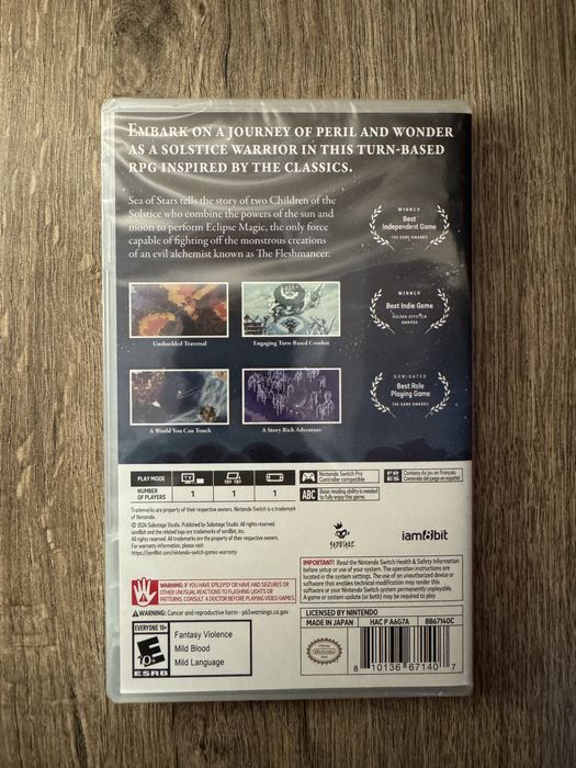 Sea Of Stars - гра для Nintendo Switch