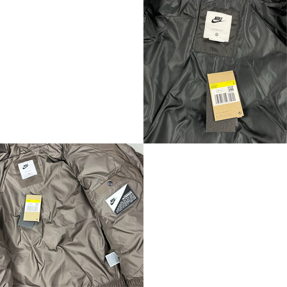 ОРИГІНАЛ пуховик Nike Sportswear Windpuffer жіночий чорний коричневий
