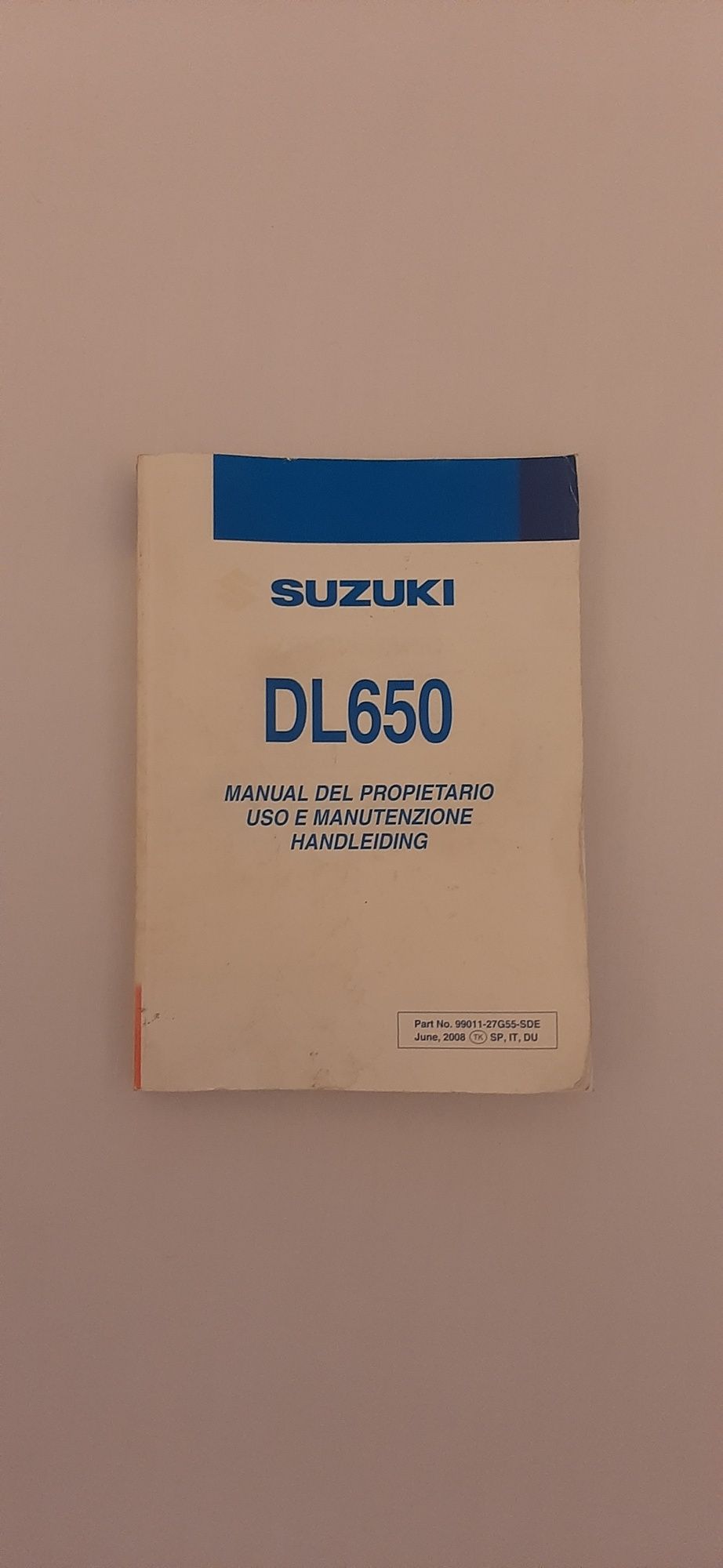 Manual do proprietário suzuki vstrom dl650