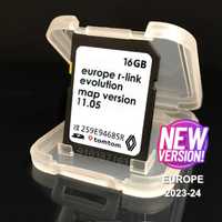 Cartão de  GPS TomTom R-LINK Europa 2023 + aviso de radares