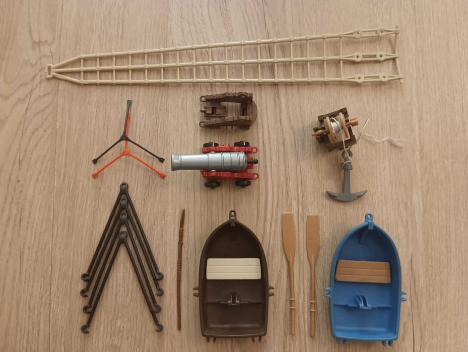 Playmobil elementy z zestawu Statek Piracki