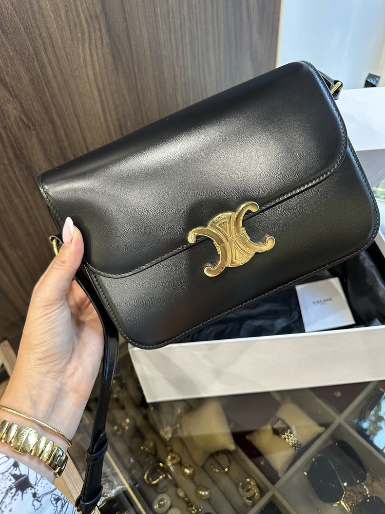 CELINE Сумка Triomphe оригінал розмір медіум (середня)
