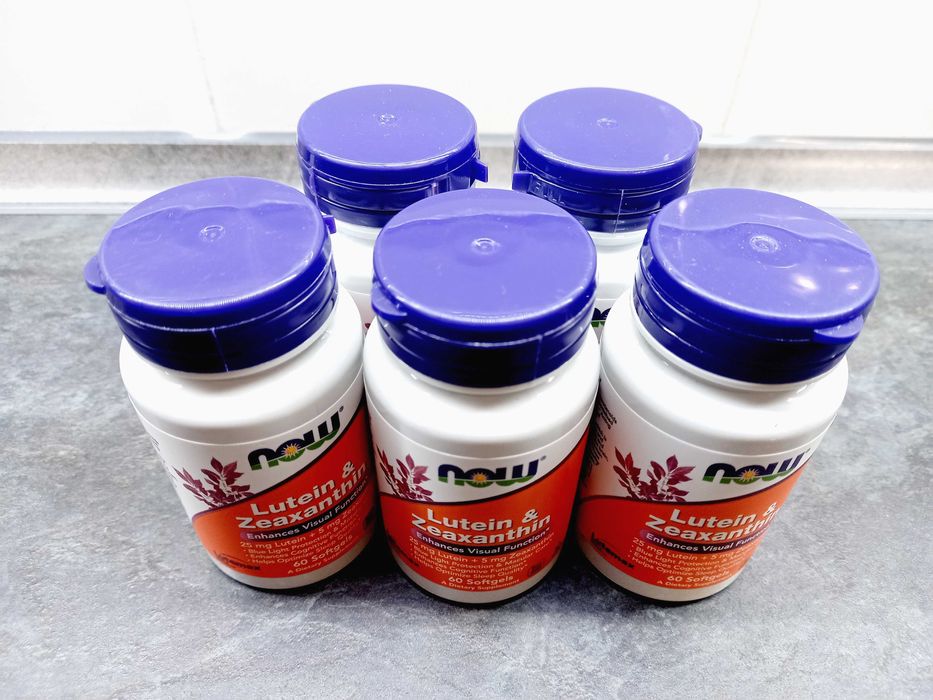 Now Foods, Lutein & Zeaxanthin (60 капс.) лютеин зеаксантин для зрения