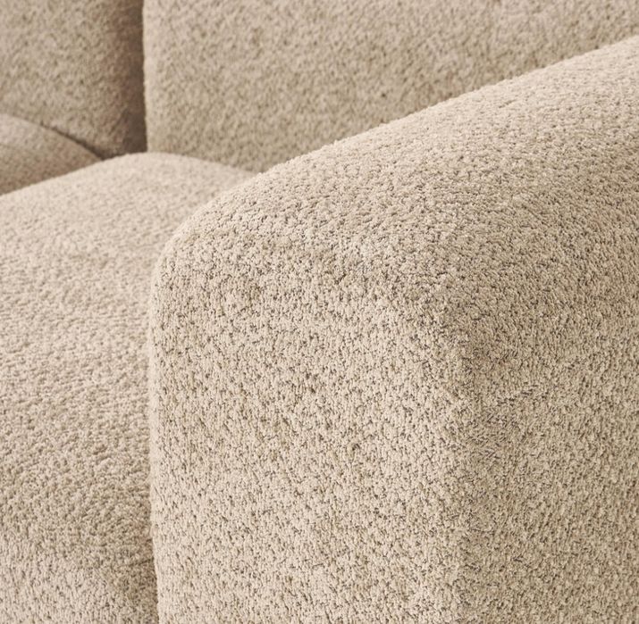 Sofa modułowa Natalie Tedy-Boucle 3-osobowa  Westwing Collection
