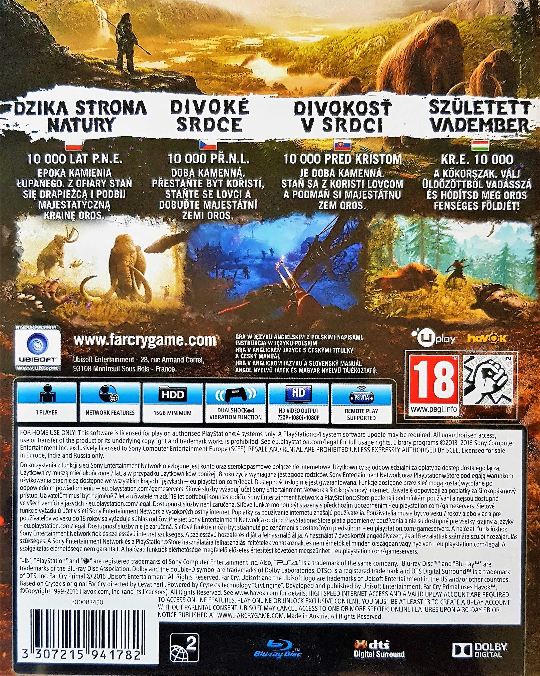 FAR CRY PRIMAL PL FARCRY Playstation 4 PS4 PS5 Sklep Multigames Kraków