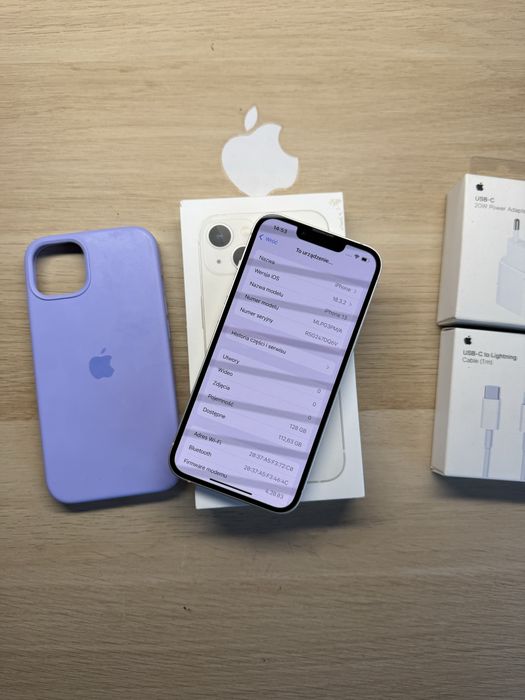 iPhone 13 128gb biały bateria 100% komplet