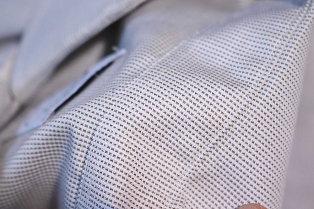 Koszula Oscar r. 40 szara męska dł rękaw bawełniana elegancka