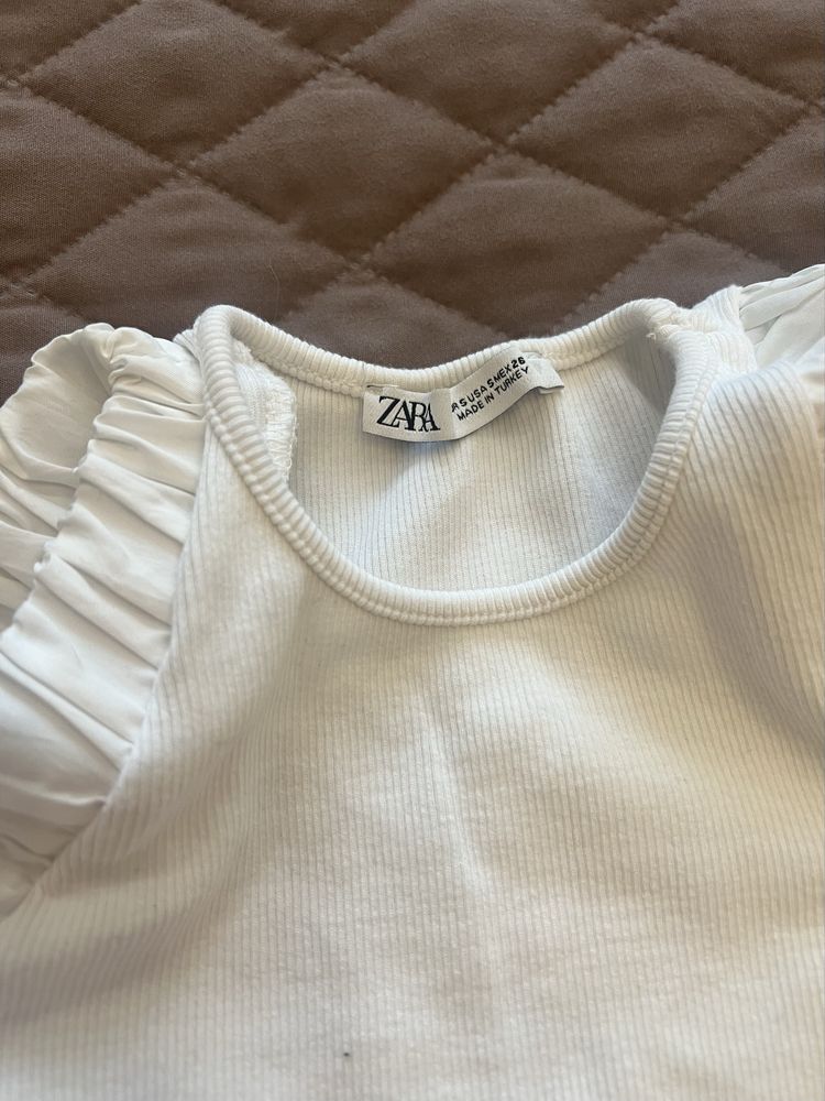 Белый Боди Zara размер S