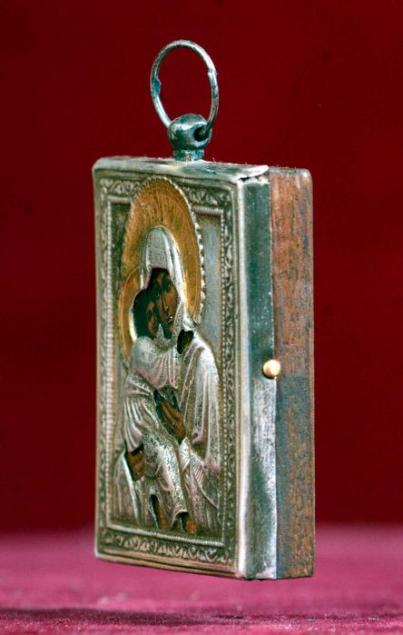 Ikona srebrna Madonna Wladimirska SREBRO Ag 925