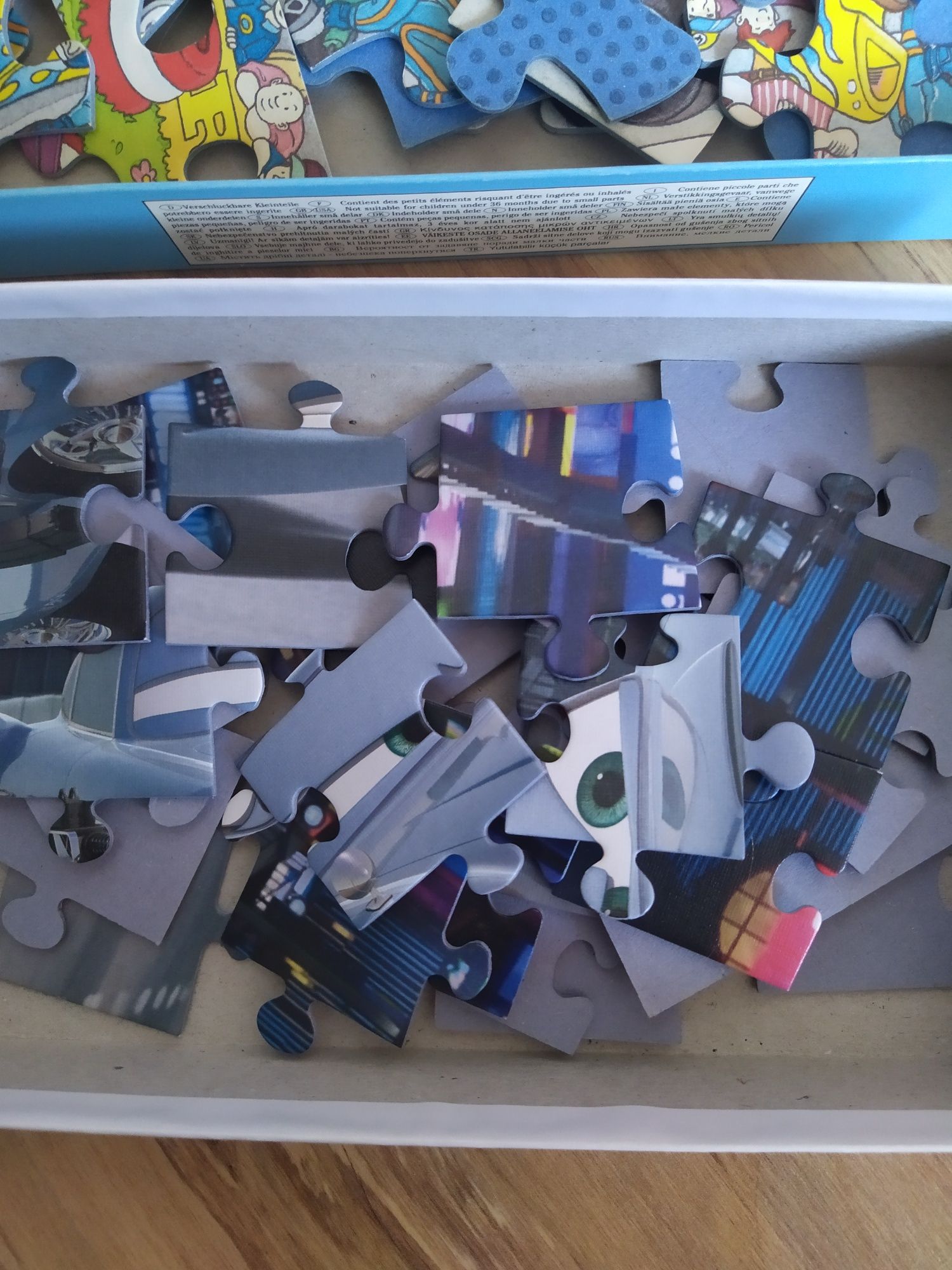 Puzzle trefl ravensburger Złomek auta wyścigówka