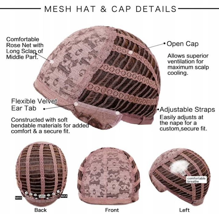 Peruka długa falowana syntetyczna