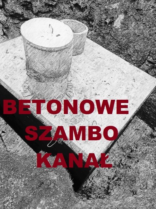 Zbiornik betonowy na szambo kanał samochodowy(4m) piwniczka deszczówka