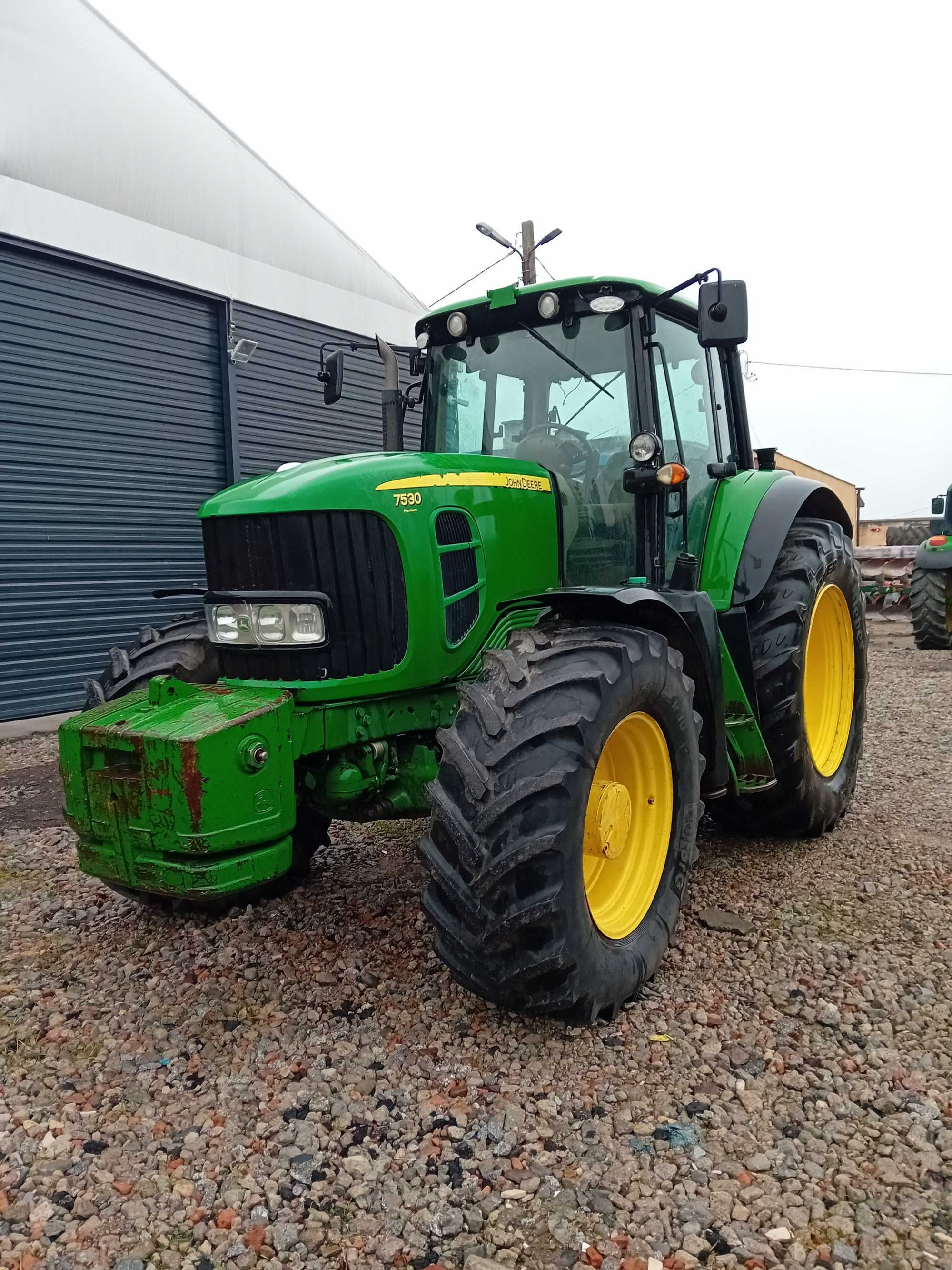 John Deere 7530 Premium manualna skrzynia biegów Tls pneumatyka