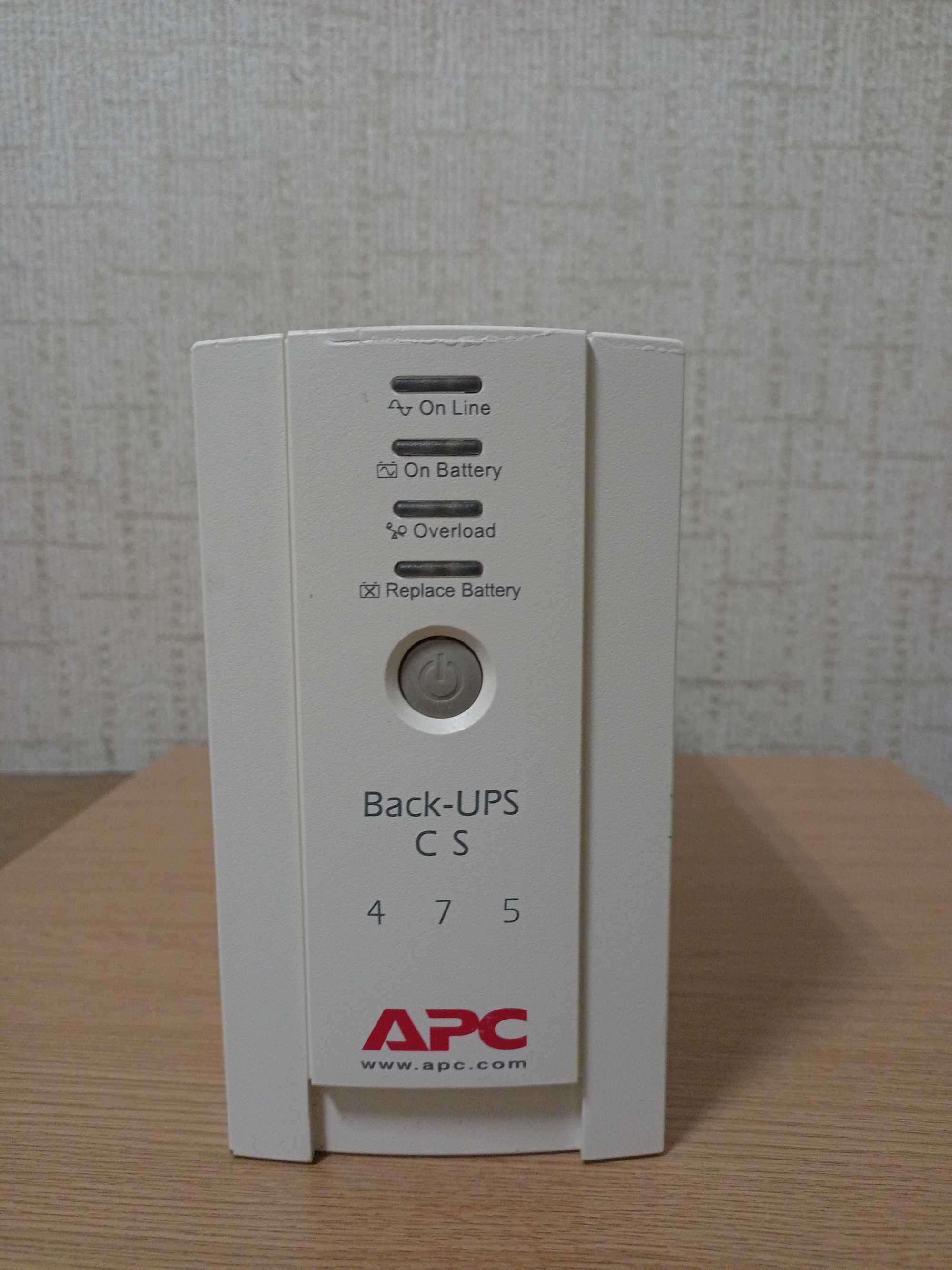 ДБЖ APC Back-UPS CS 475VA (BK475-RS) (UPS, ИБП, інвертор)