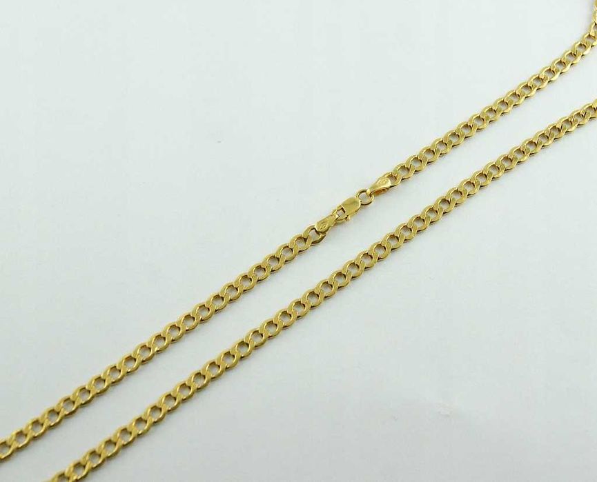 Złoty ŁAŃCUSZEK PANCERKA złoto pr.585 55 cm NA PREZENT