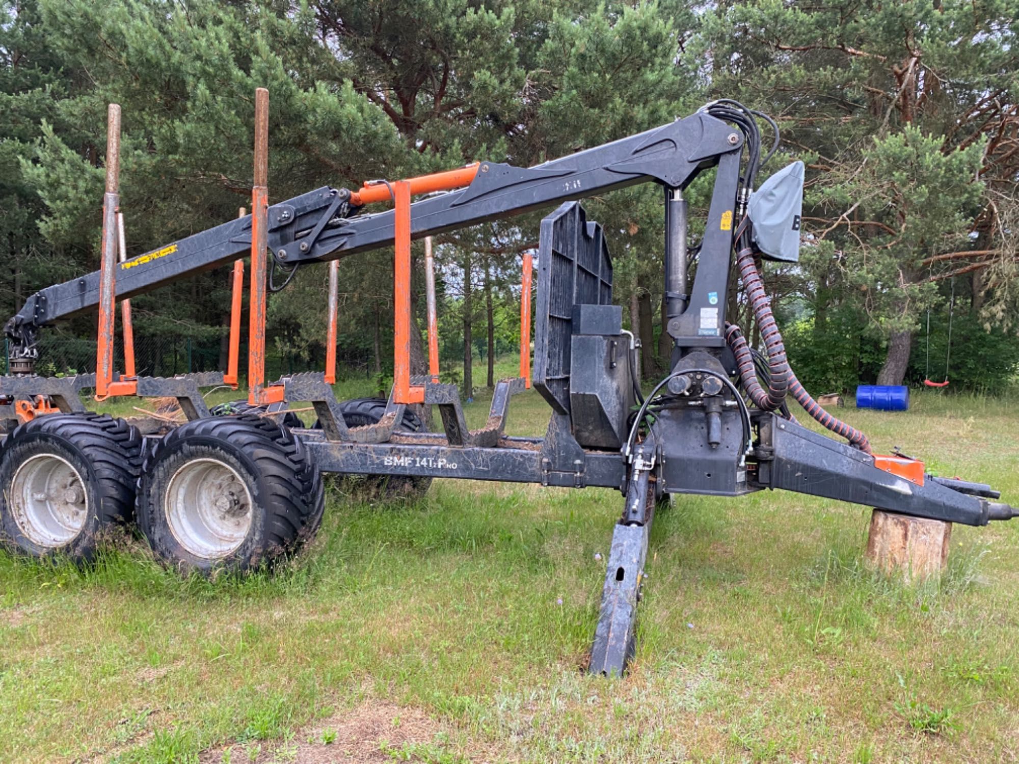 BMF Przyczepa Leśna 105 tys  14T2PRO 750HP  2021r