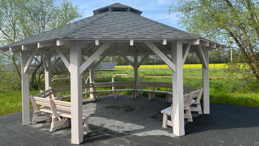 Altana ośmiokątna ogrodowa drewniana / Montaż w cenie / Producent