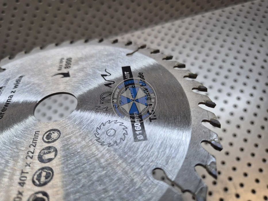 Tarcza do drewna z Widią TCT 160mm 40T tarcza do drewna 160mm 40 zębów