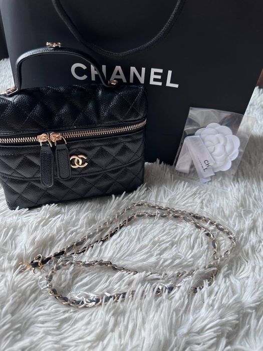 Torebka Chanel w opakowaniu czarna premium