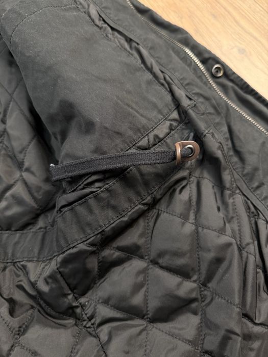 Superdry Military чорна куртка L утеплена Premium темно сіра зелена