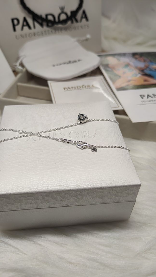 Підвіска срібна Pandora/ ланцюжок , цепочка, кулон пандора
