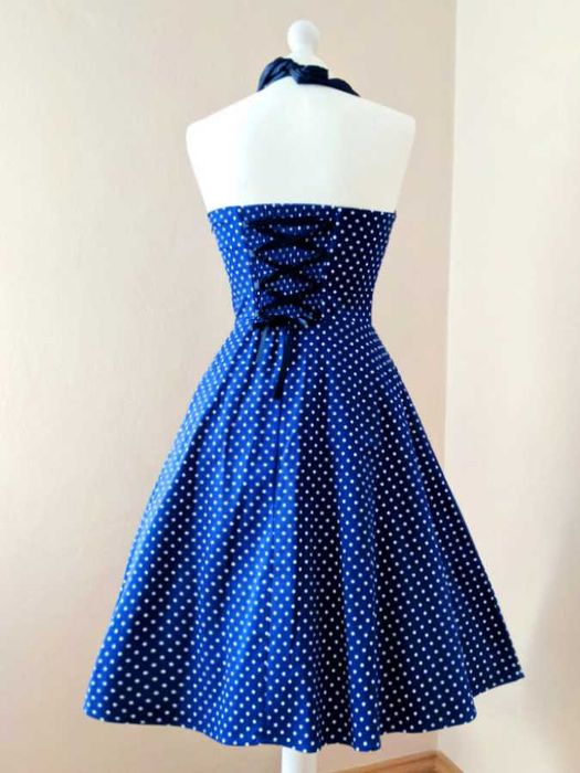 Sukienka pin up retro styl lata 80 60 strój tematyczny PRL przebranie